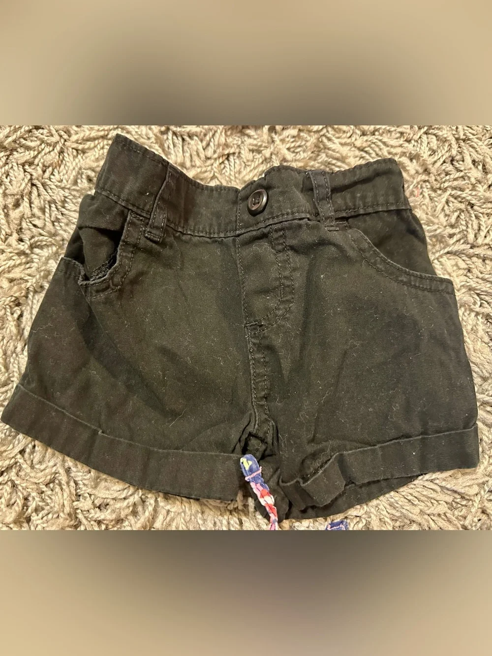 GAP Light Blue Daisy Pull-On Girls Shorts
